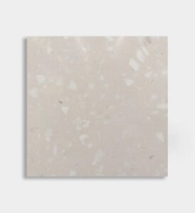inorganic terrazzo cream white