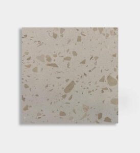 beige inorganic terrazzo