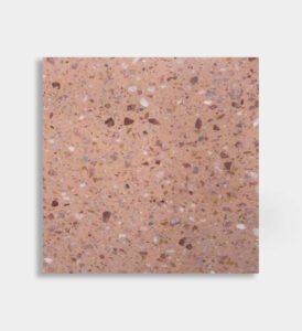 red white beige pink inorganic terrazzo