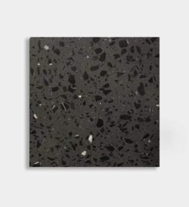 black white inorganic terrazzo