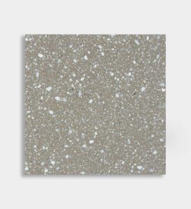 beige white inorganic terrazzo