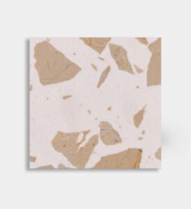 beige pink epoxy terrazzo