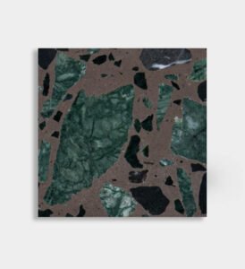 green gray epoxy terrazzo