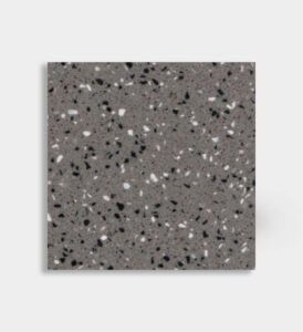gray black white epoxy terrazzo