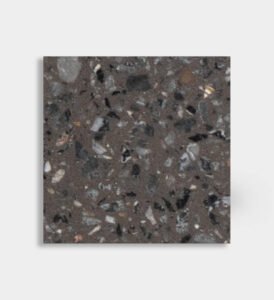 black gray beige epoxy terrazzo
