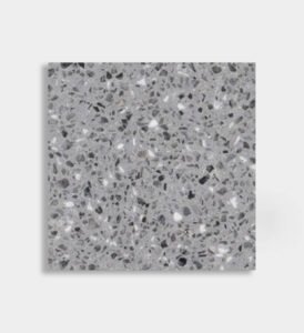 black white gray inorganic terrazzo