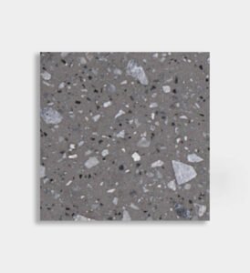 gray white black inorganic terrazzo